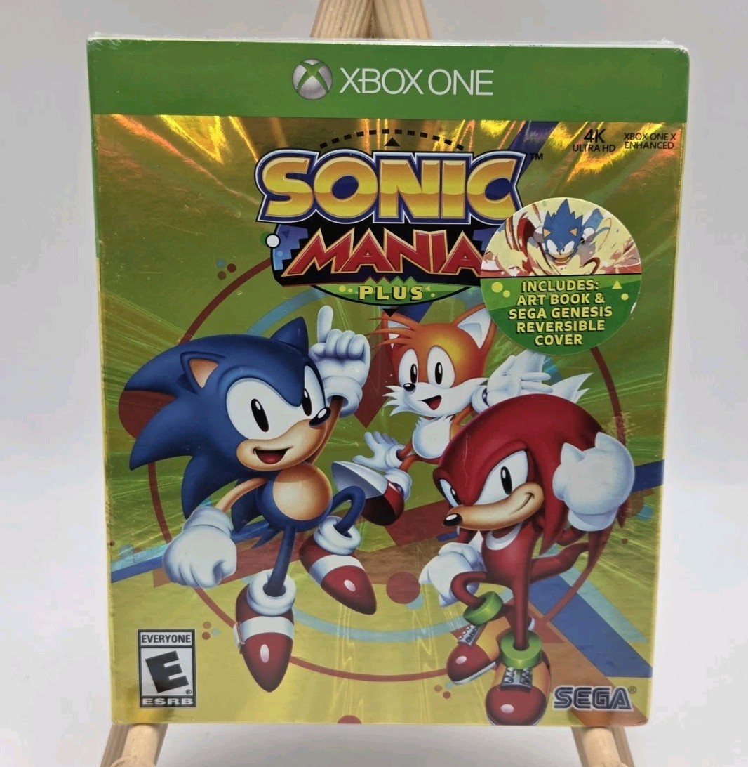 SEALED Sonic Mania Plus (Xbox One, 2018) Brand New w/ Art Book