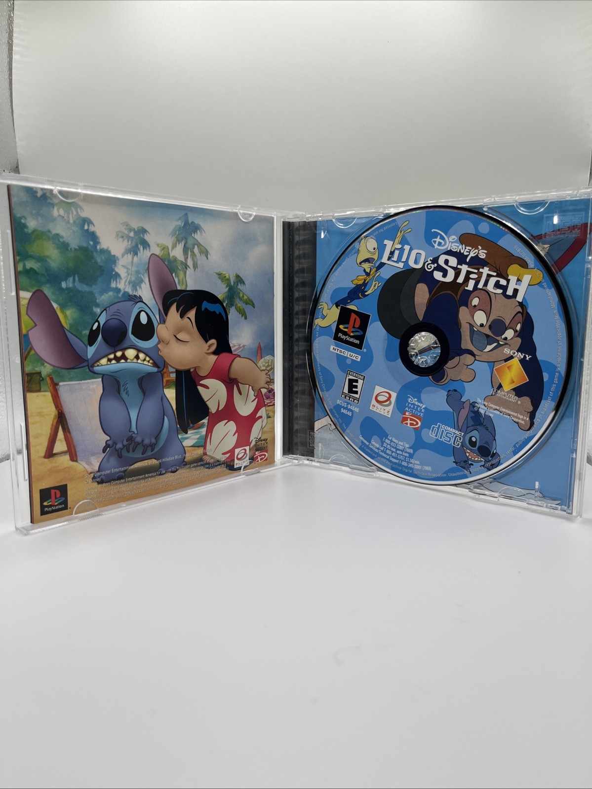 Disney’s Lilo & Stitch (Sony PlayStation 1, 2002) Complete With Manual CIB