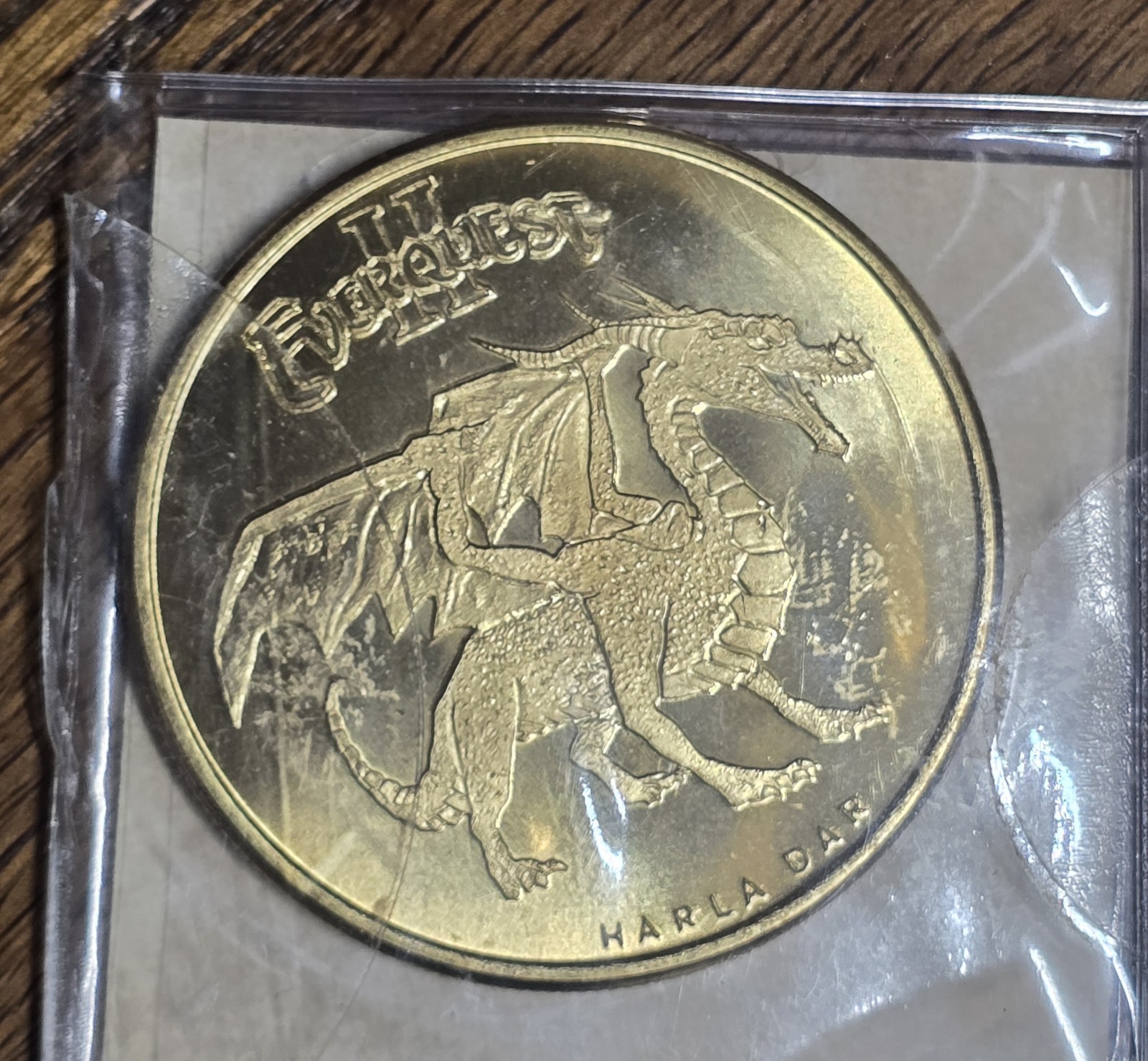 Everquest II Kingdom Of Sky Tarinax Harla Dar Dragons Collectors Series Coin #3