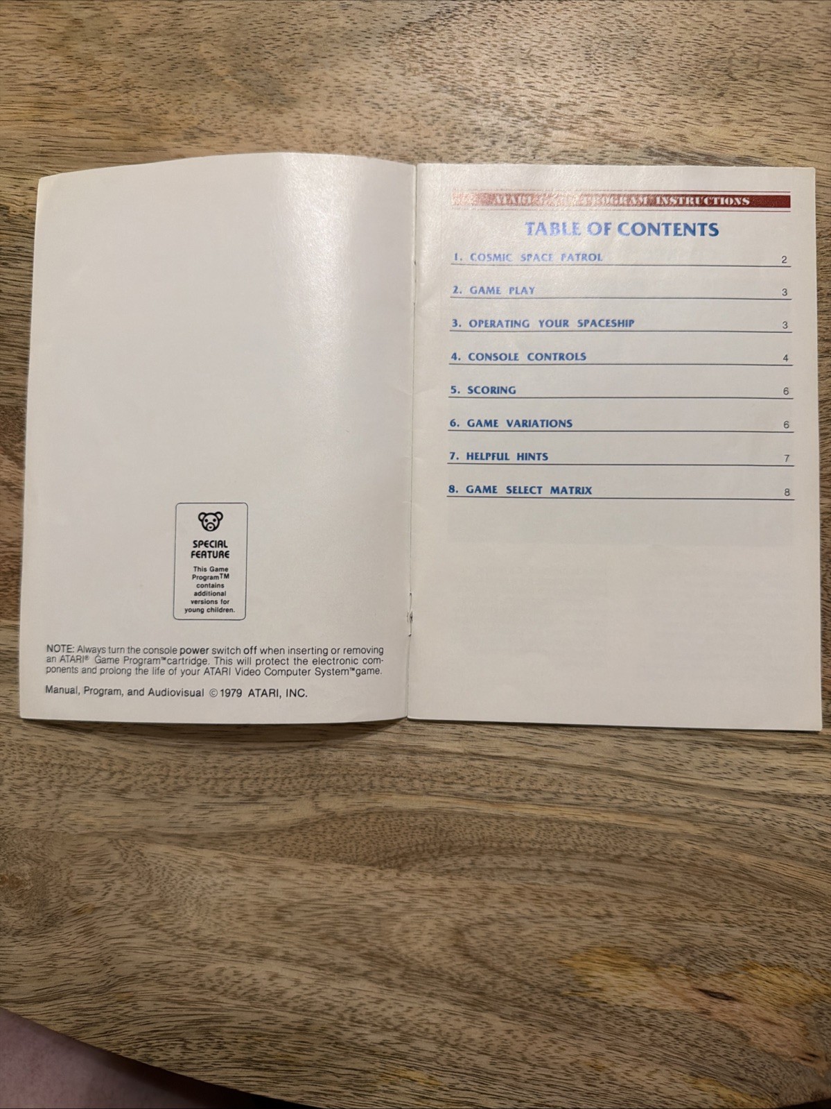 Atari Asteroids 1981 With Manual