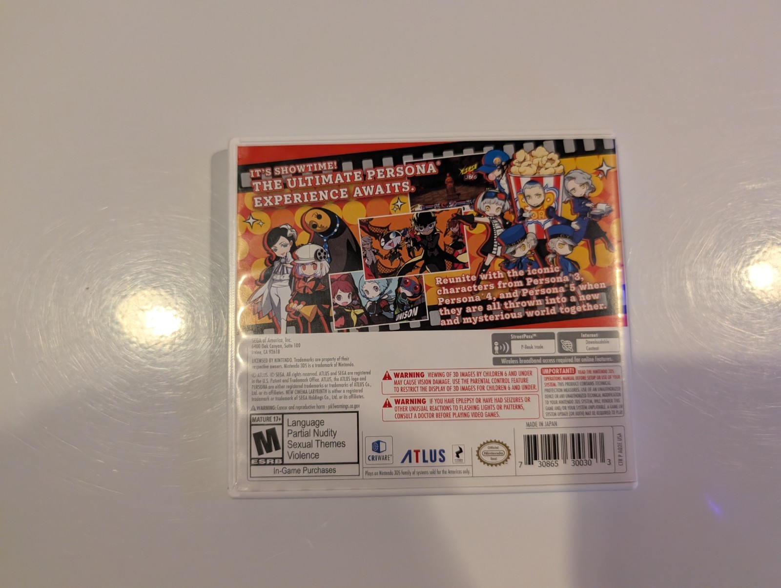 Persona Q2: New Cinema Labyrinth — Launch Edition (Nintendo 3DS, 2019)