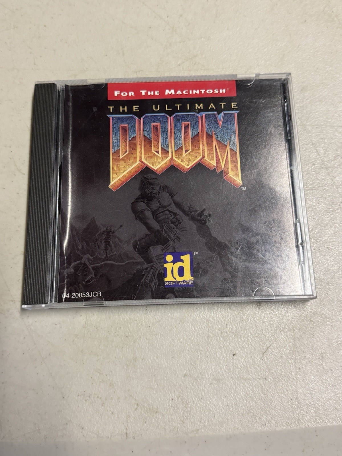 1995 The Ultimate Doom Big Box Macintosh Original Megahit w/ Manual & Poster