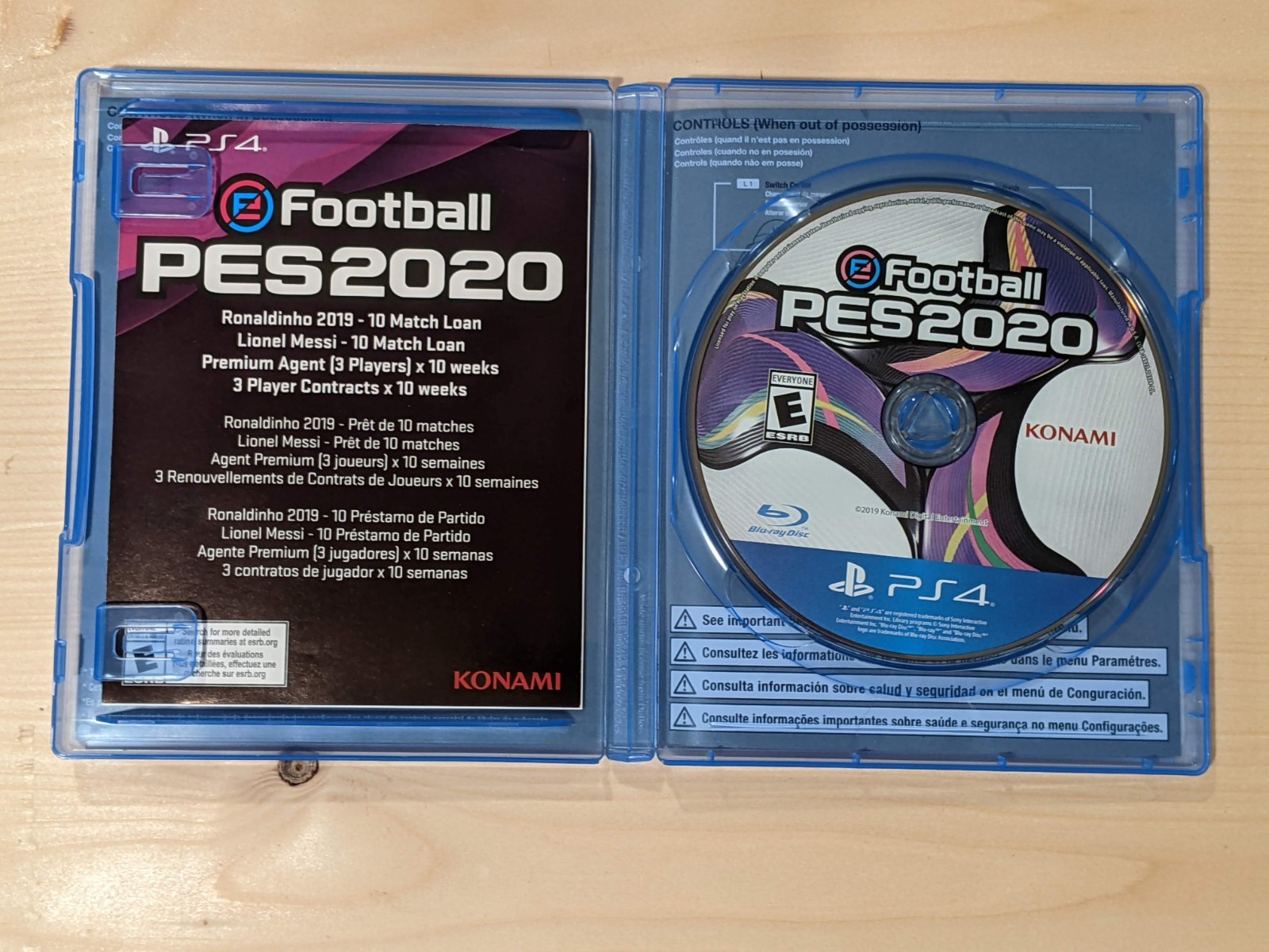 COMPLETE Pro Evolution Soccer 2020 (Sony PlayStation 4) PS4 PES FIFA Konami