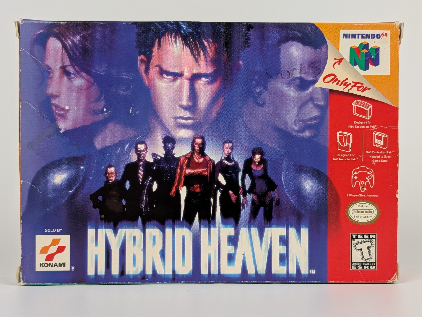 Hybrid Heaven (N64 Nintendo 64)➡️CIB Complete – AUTHENTIC – Tested🔥