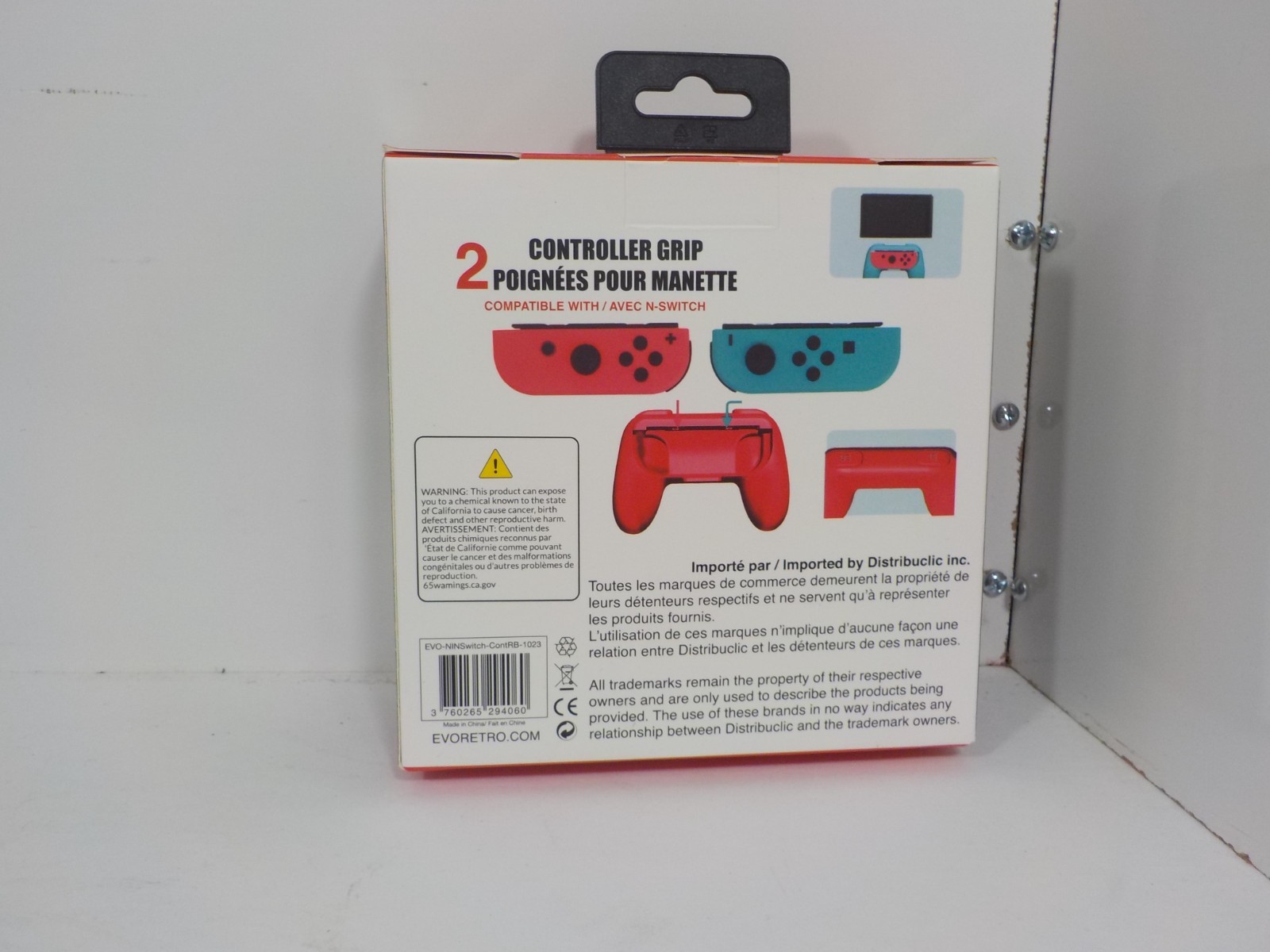 N A730 EVORETRO NINTENDO SWITCH ACCESSORY LOT STEERING WHEEL TENNIS RACKET GRIPS