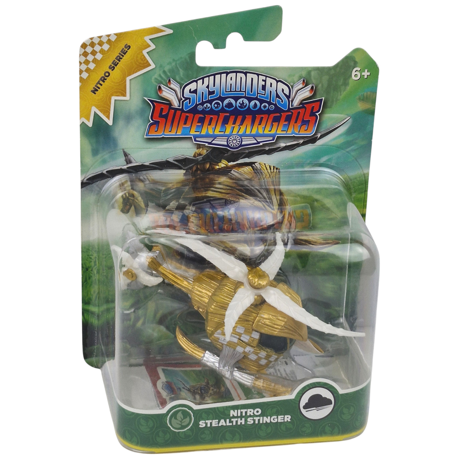Skylanders Superchargers NITRO STEALTH STINGER Series NEW Gold Aust 2015 Ret 6+
