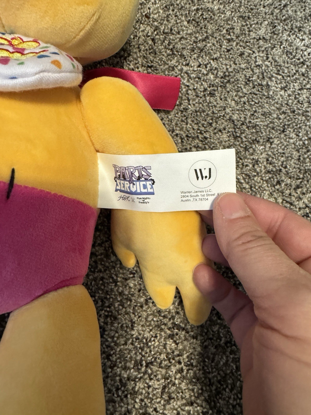 HEX Five Nights at Freddy’s Toy Chica Plush Doll Plush