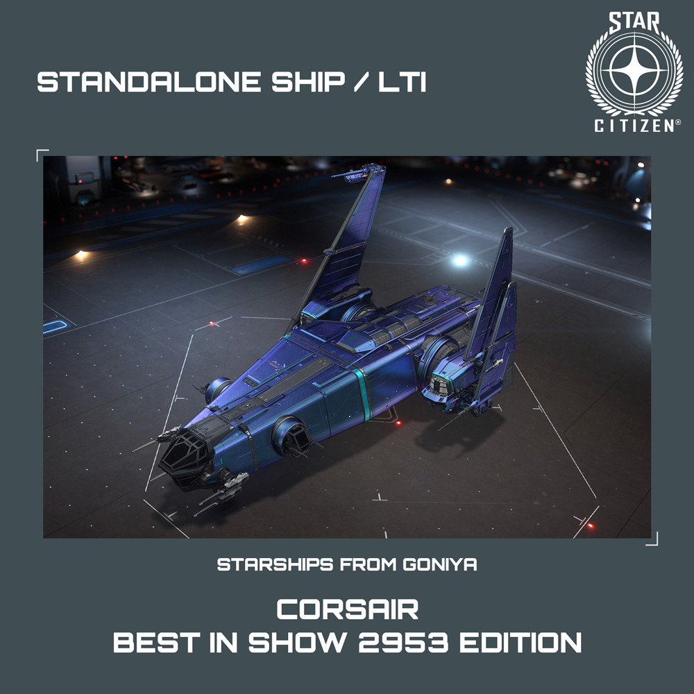 STAR CITIZEN – CORSAIR BEST IN SHOW 2953 – LTI – CCU’d