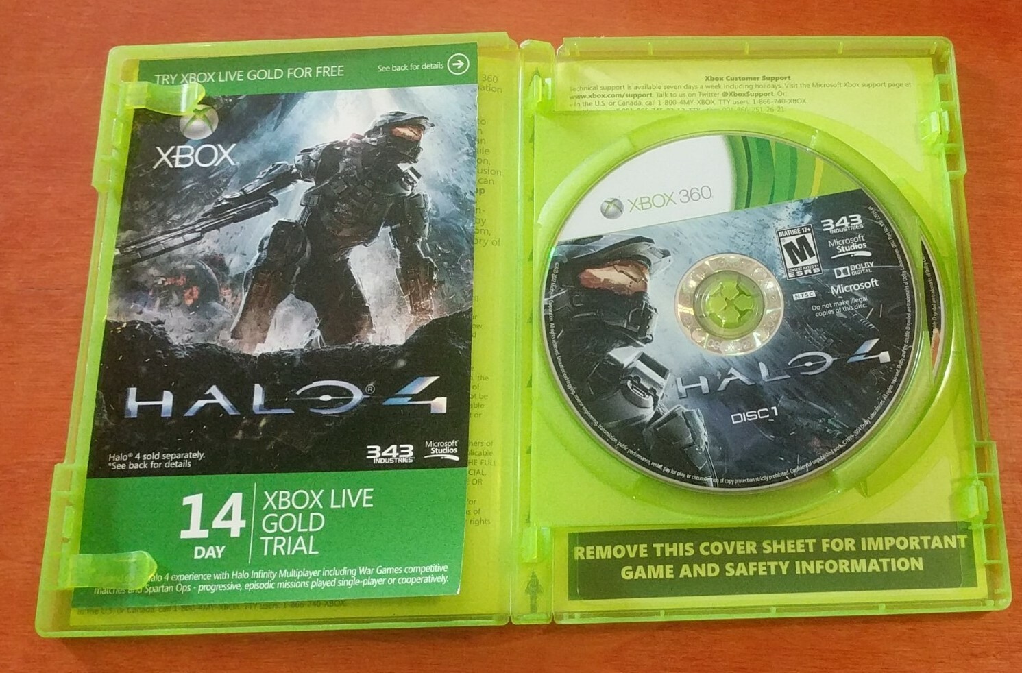 Halo 4 Microsoft Xbox 360 Studios 343 Industries Havok Dolby Digital Mature