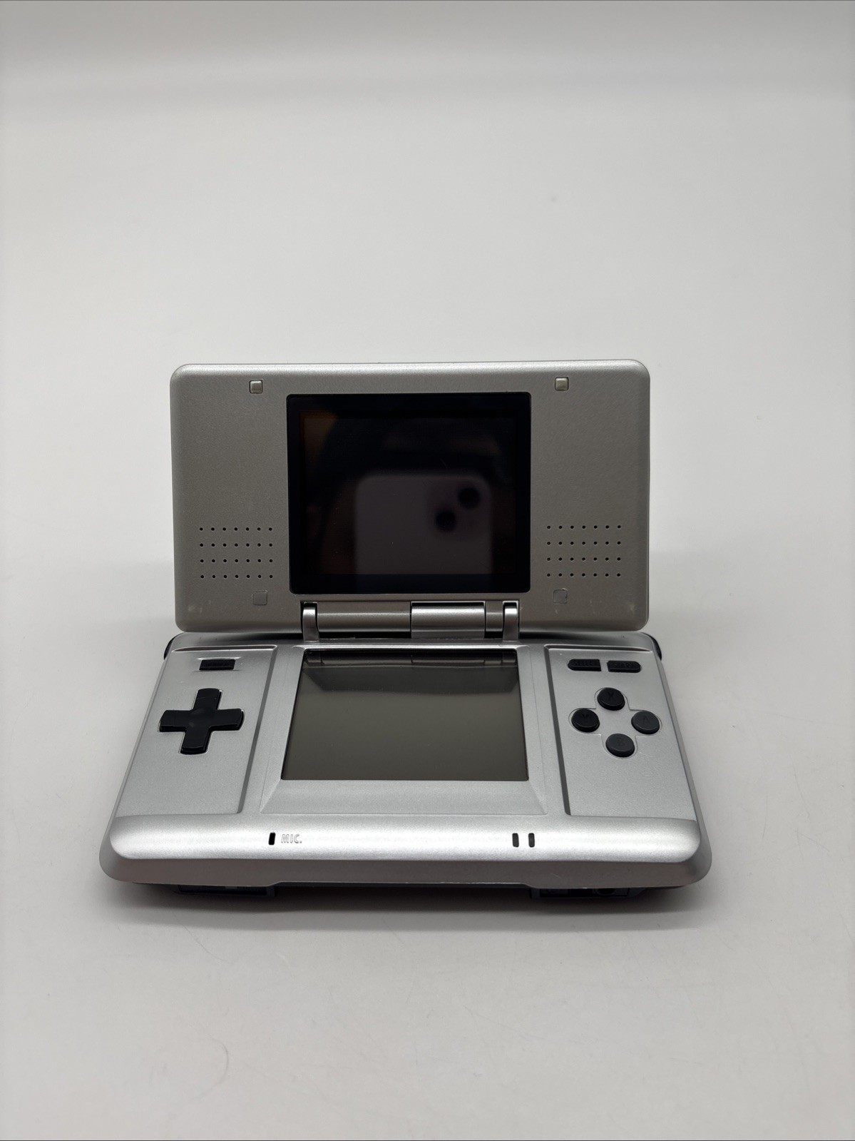 Original Nintendo DS Silver Console NTR-001 (NO CHARGER) Tested Working