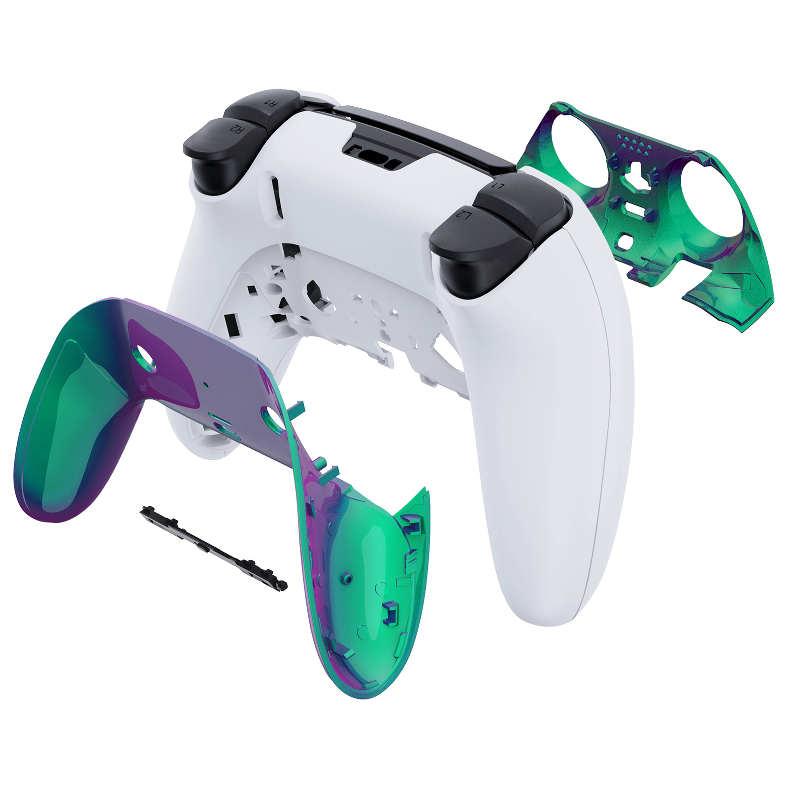Front Back Top Bottom Decorative Trim Shell Compatible with ps5 Edge Controller