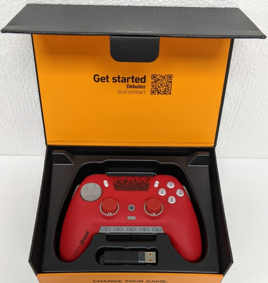 SCUF Envision Pro Wireless Controller for PC Only Gray / Red