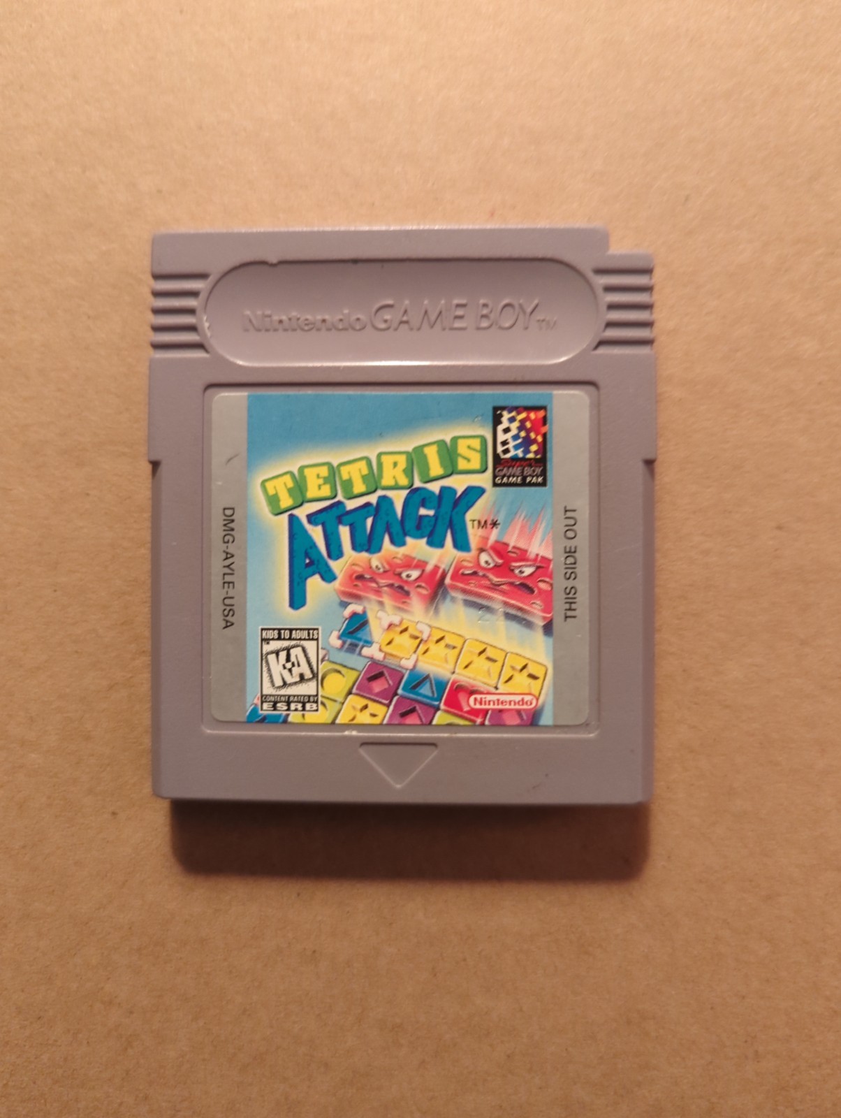 Tetris Attack Nintendo Game Boy 1996 Verified Working