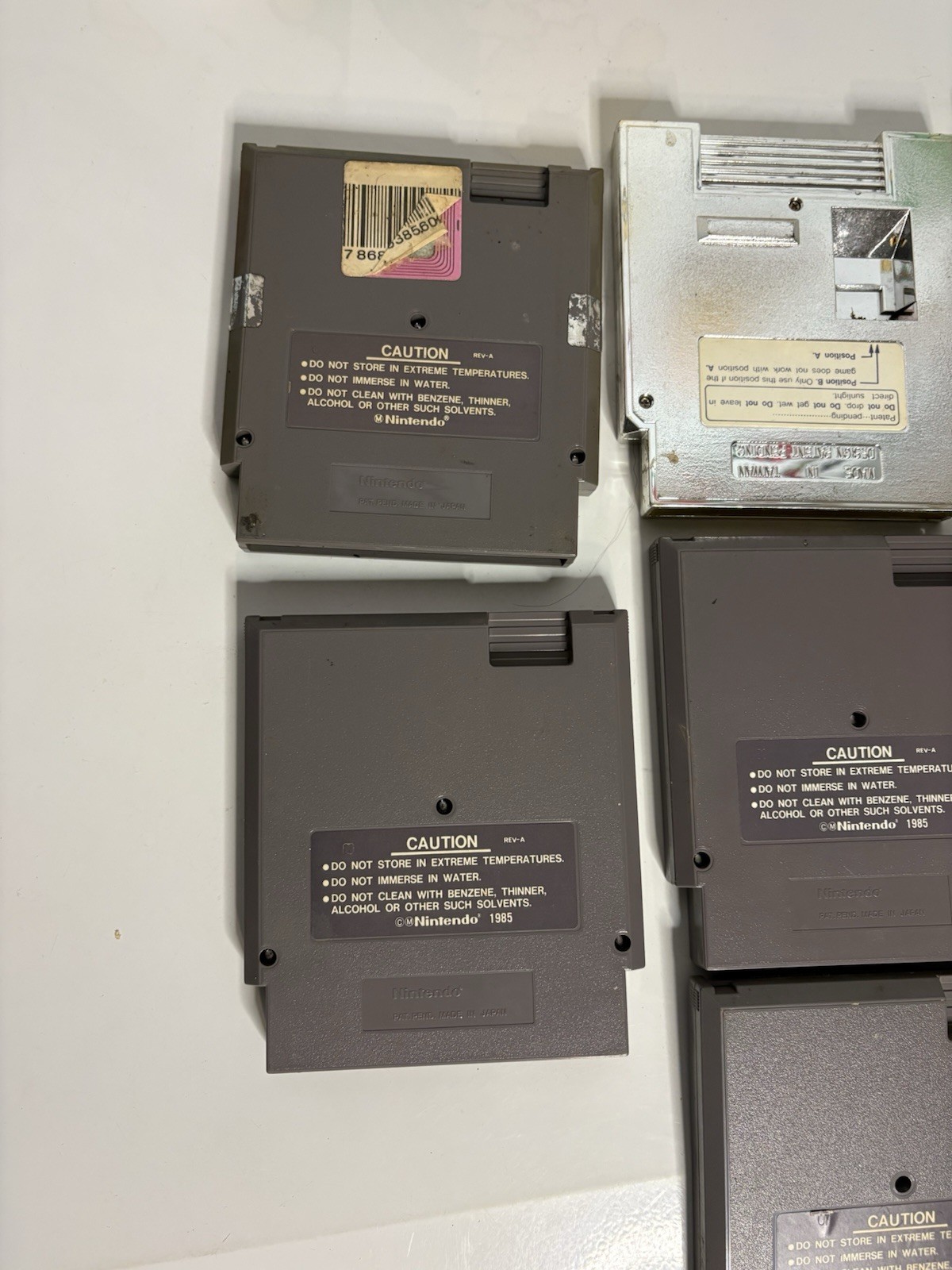 NES Used Game Lot Untested 7 Games Mario Ghostbusters Nintendo