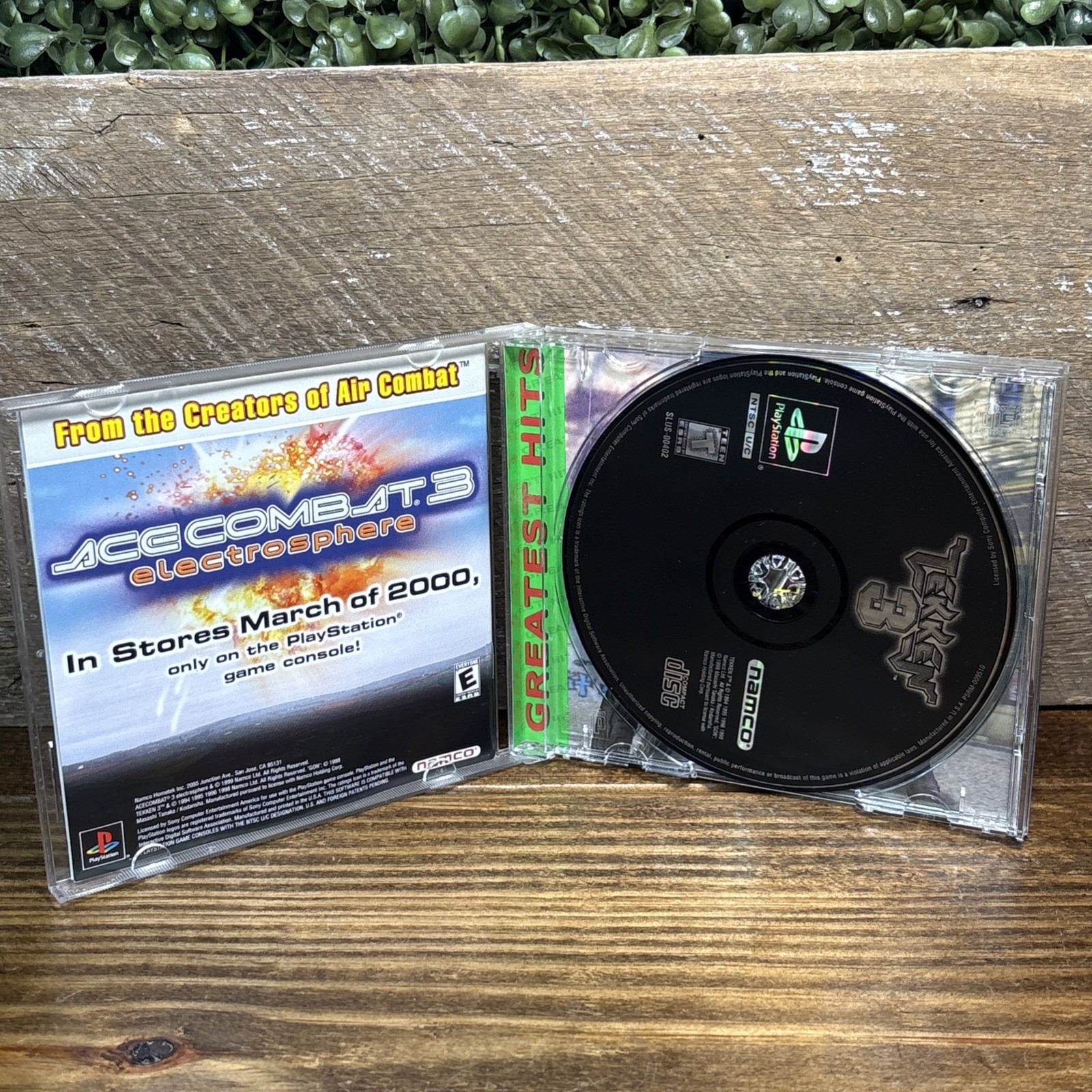 Tekken 3 PS1 Complete w/ Reg Card Tested Greatest Hits Sony PlayStation 1998