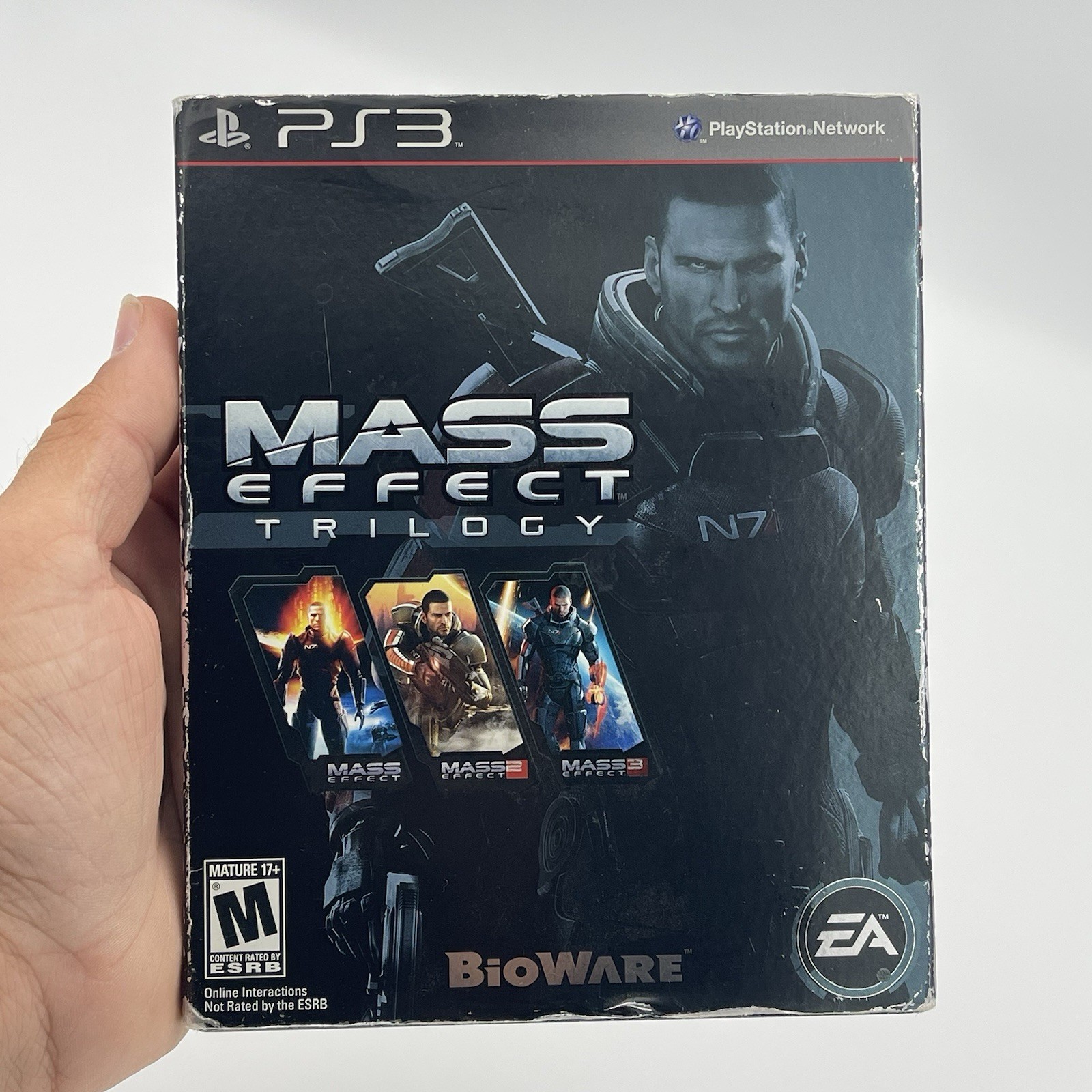 Mass Effect Trilogy 1 2 3 PS3 (Sony PlayStation 3, 2012) Complete CIB NEAR MINT