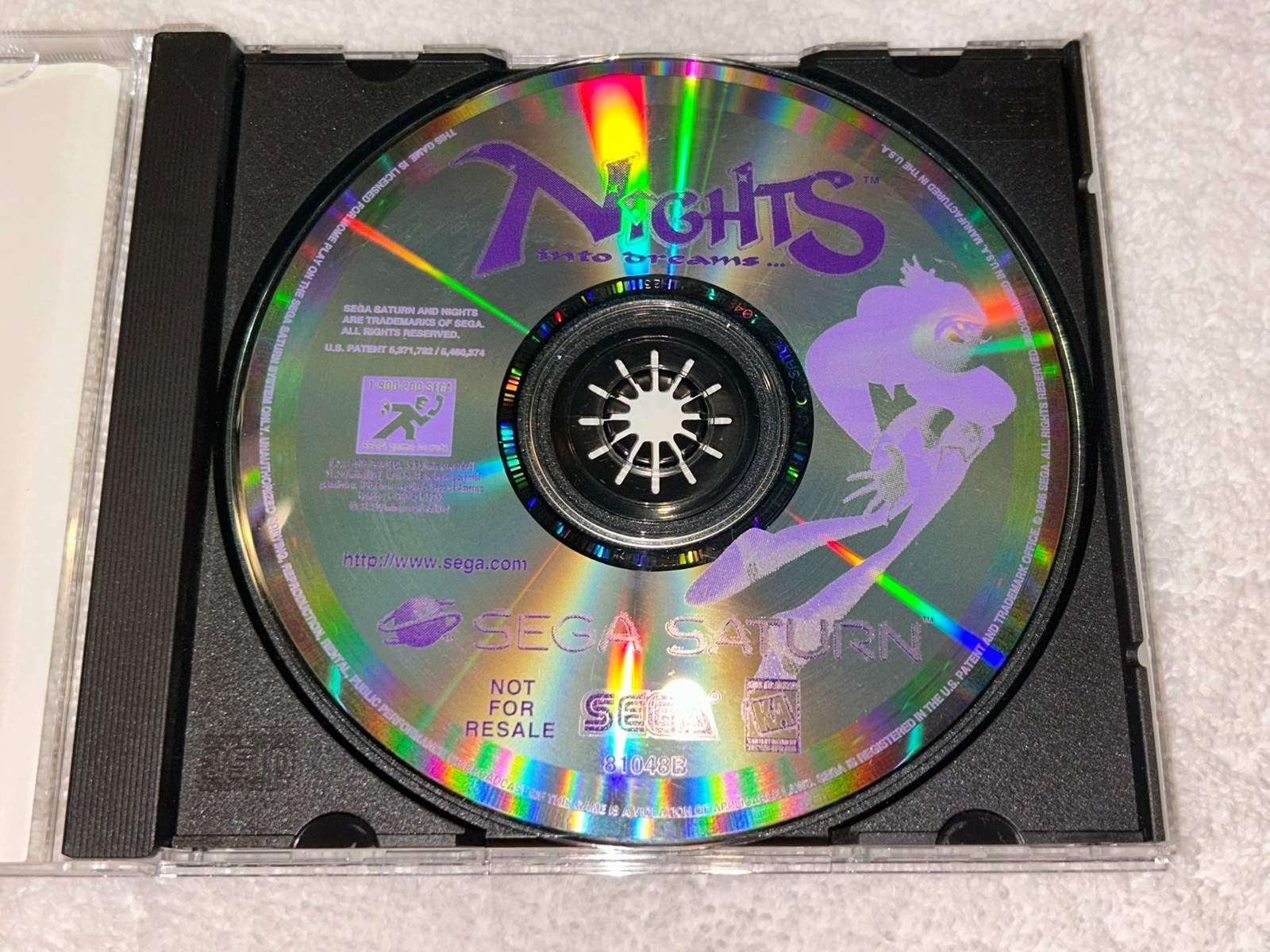 Nights Into Dreams… (Sega Saturn, 1996) Not For Resale CIB Complete N MINT!