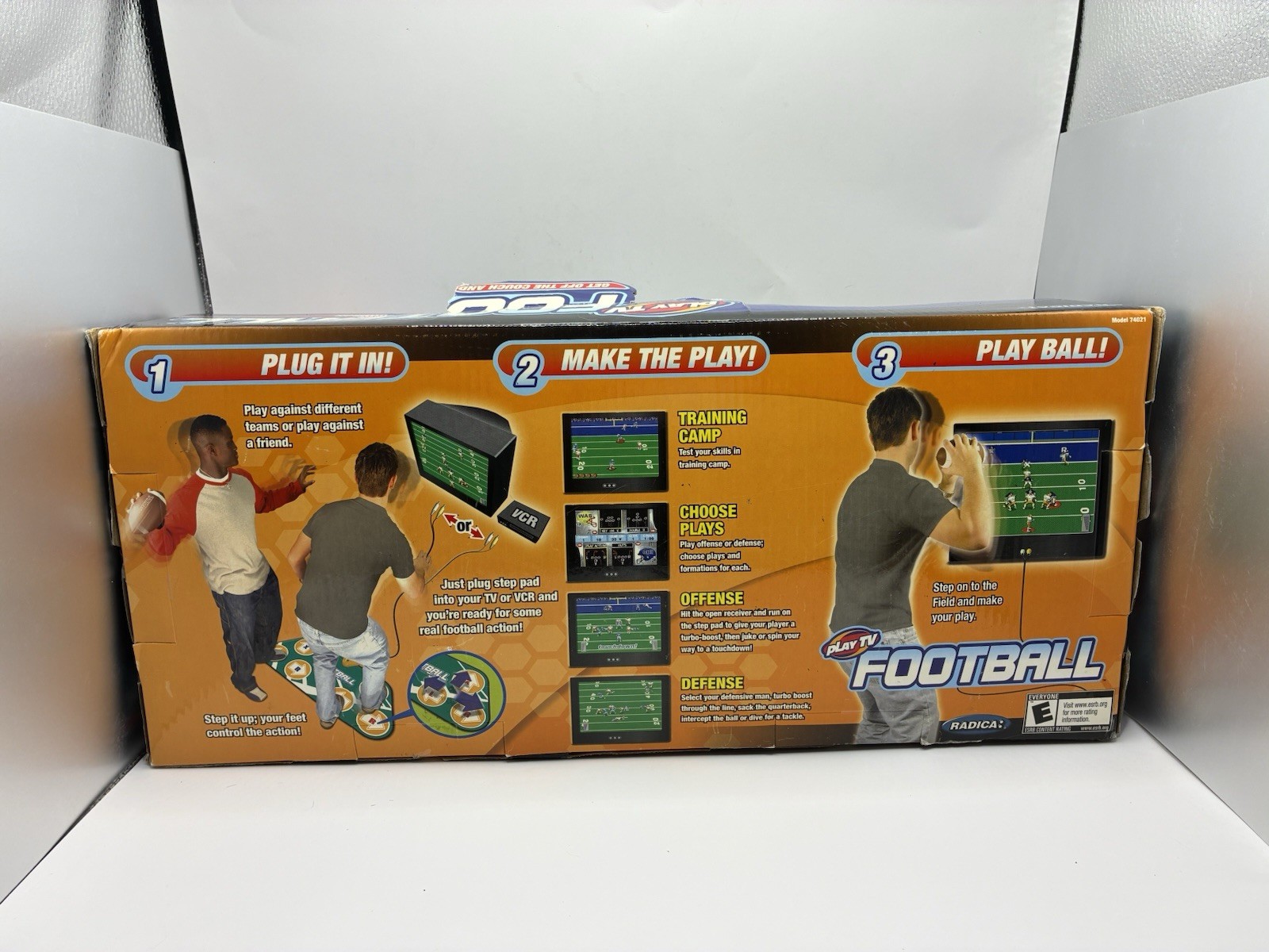Vintage Football Play TV Plug and Play Arcade Video Game 2005 New Unopened