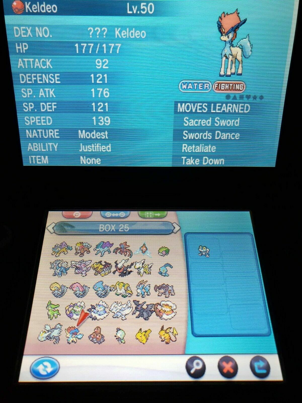 Pokemon Y ALL 721 Pokemon Living Dex Shiny or Nonshiny All Items and Money 3DS