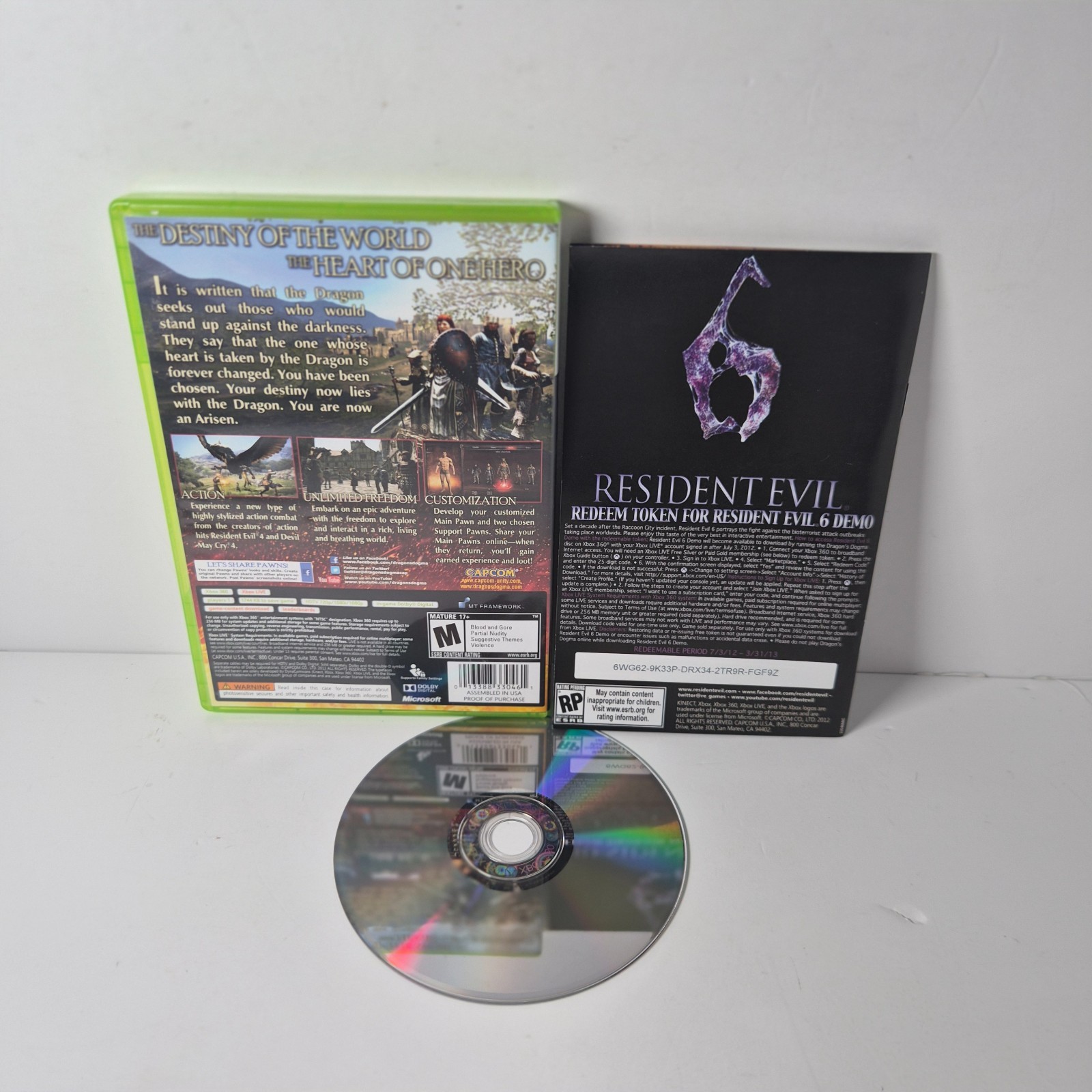 Dragon’s Dogma Xbox 360 CIB Tested w/ Case Manual