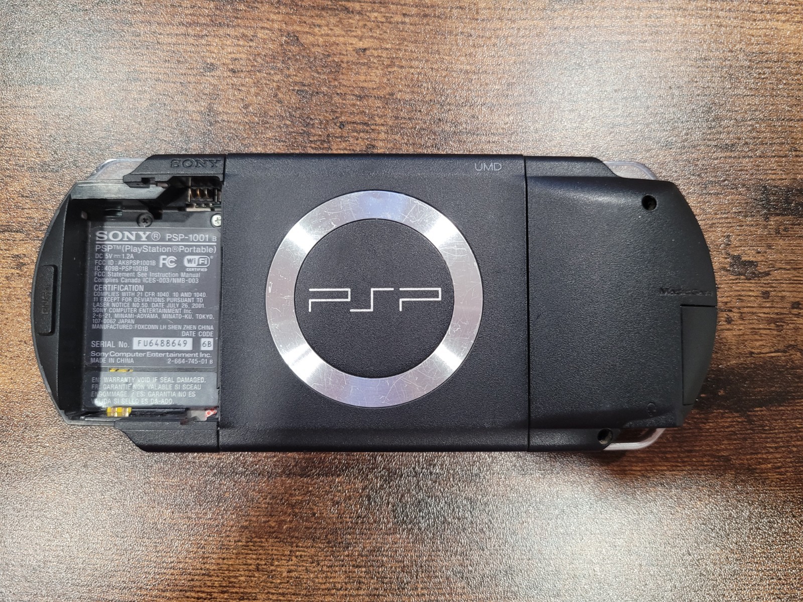 2 Sony PSP 1001 Handheld Consoles For Parts Or Repair AS IS No Battery