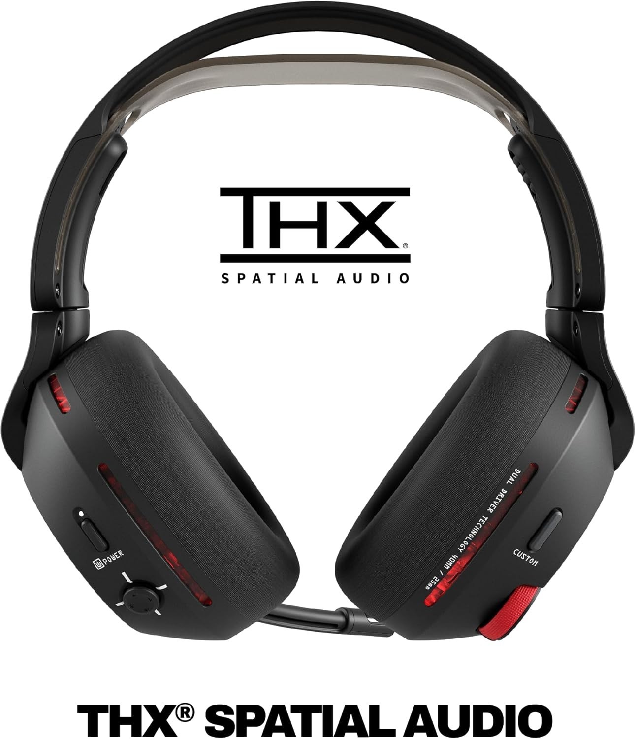 NEW Skullcandy PLYR 720 Wireless Gaming Headset THX Audio Digi-Black PC Pl
