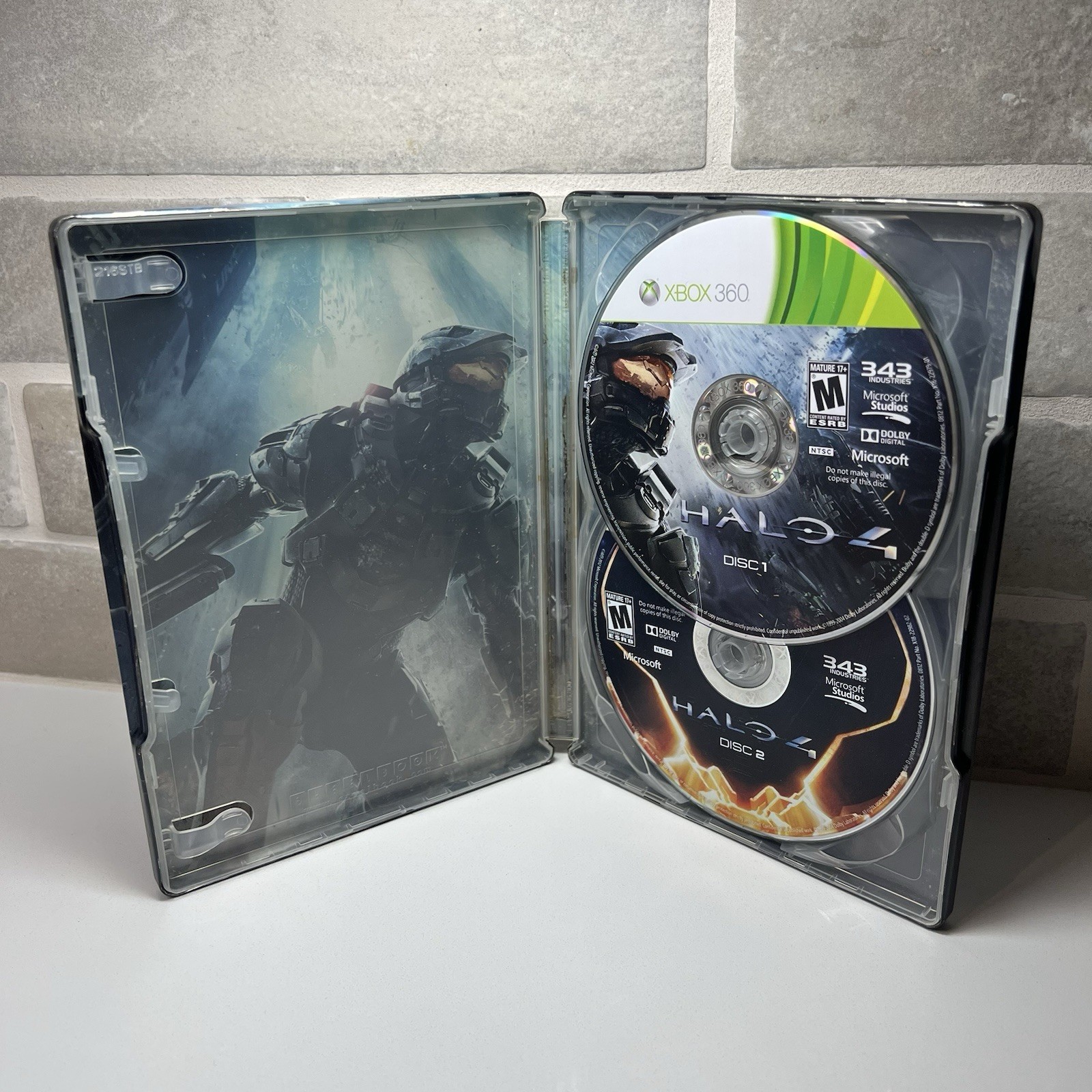 Halo 4 Steelbook – Xbox 360 – VERY RARE EDITION!!! MASTER CHIEF – W/ Game