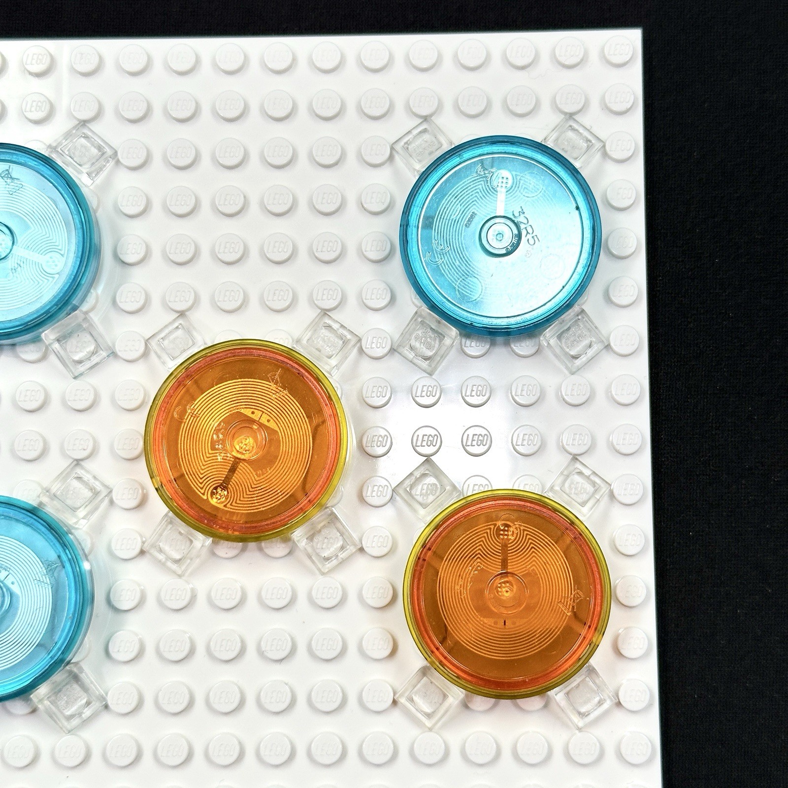 LEGO Dimensions Toy (5) pc Base Disc Tag Only Lot – mixed themes E.T. – Gandalf
