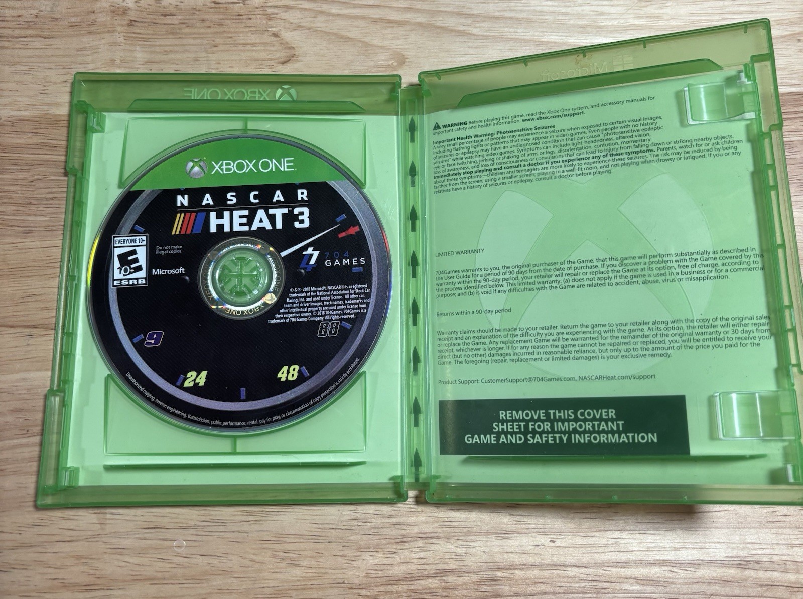 704Games Nascar Heat 3 Microsoft Xbox One Racing E10+ (Everyone 10+)