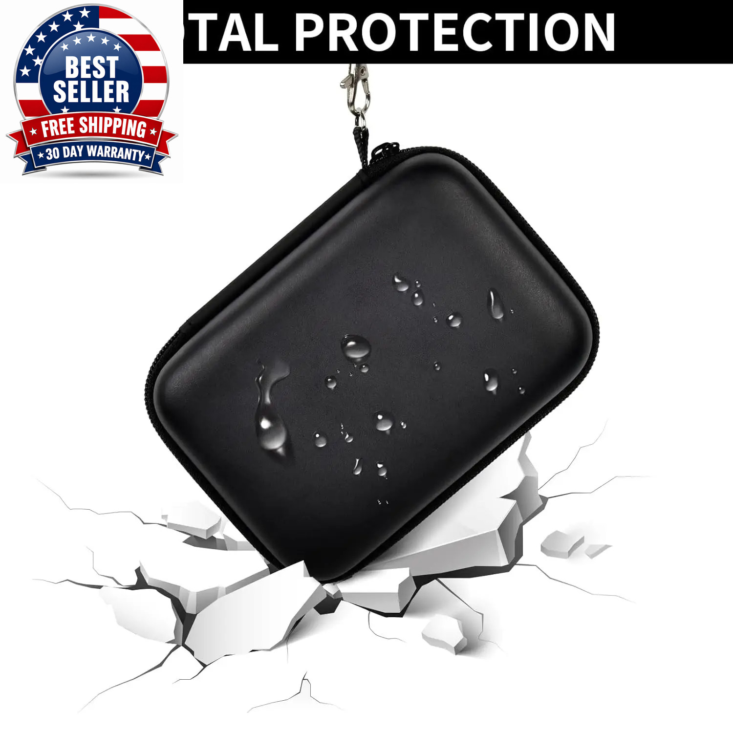 Travel Case Compatible with RG35XX/ Rg35Xx plus Retro Handheld Game Console, Han