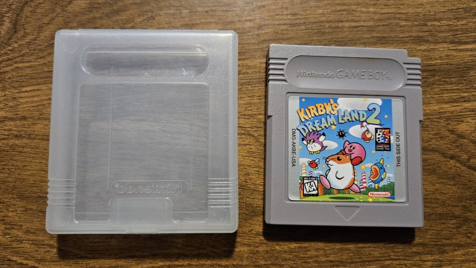 Kirby’s Dream Land 2 Cartridge and Plastic Case Nintendo Game Boy GameBoy