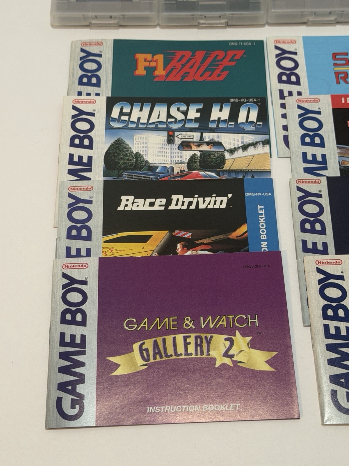 Lot Of 8 Gameboy Game Game & Watch, Monopoly Super Off Road Chase Hq Race Drivin