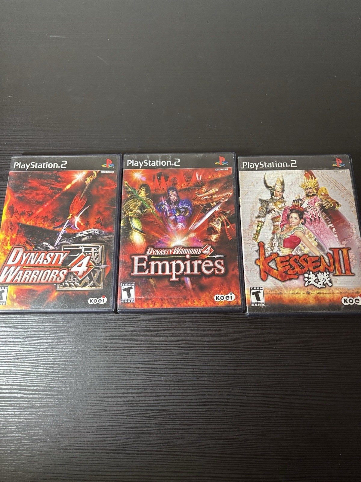 Dynasty Warriors: 4, Empires And Kessen II PS2 Bundle