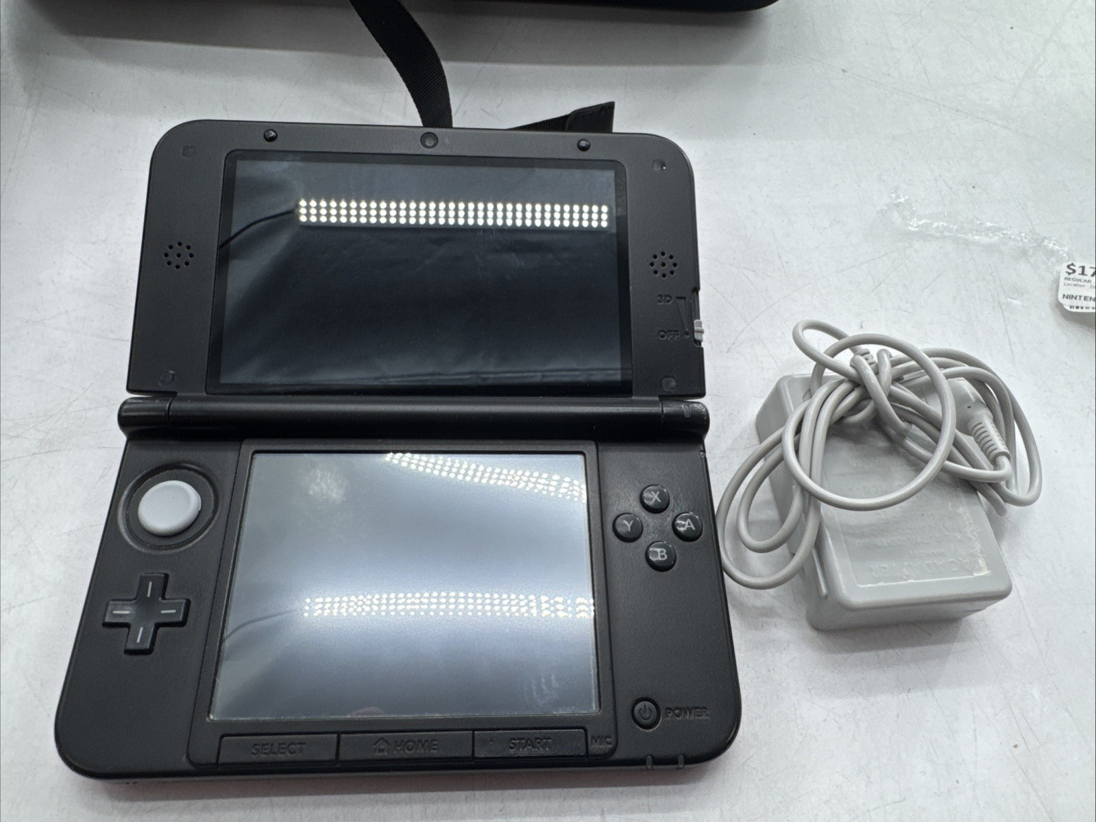 Nintendo 3DS XL Red Handheld Console with Charger