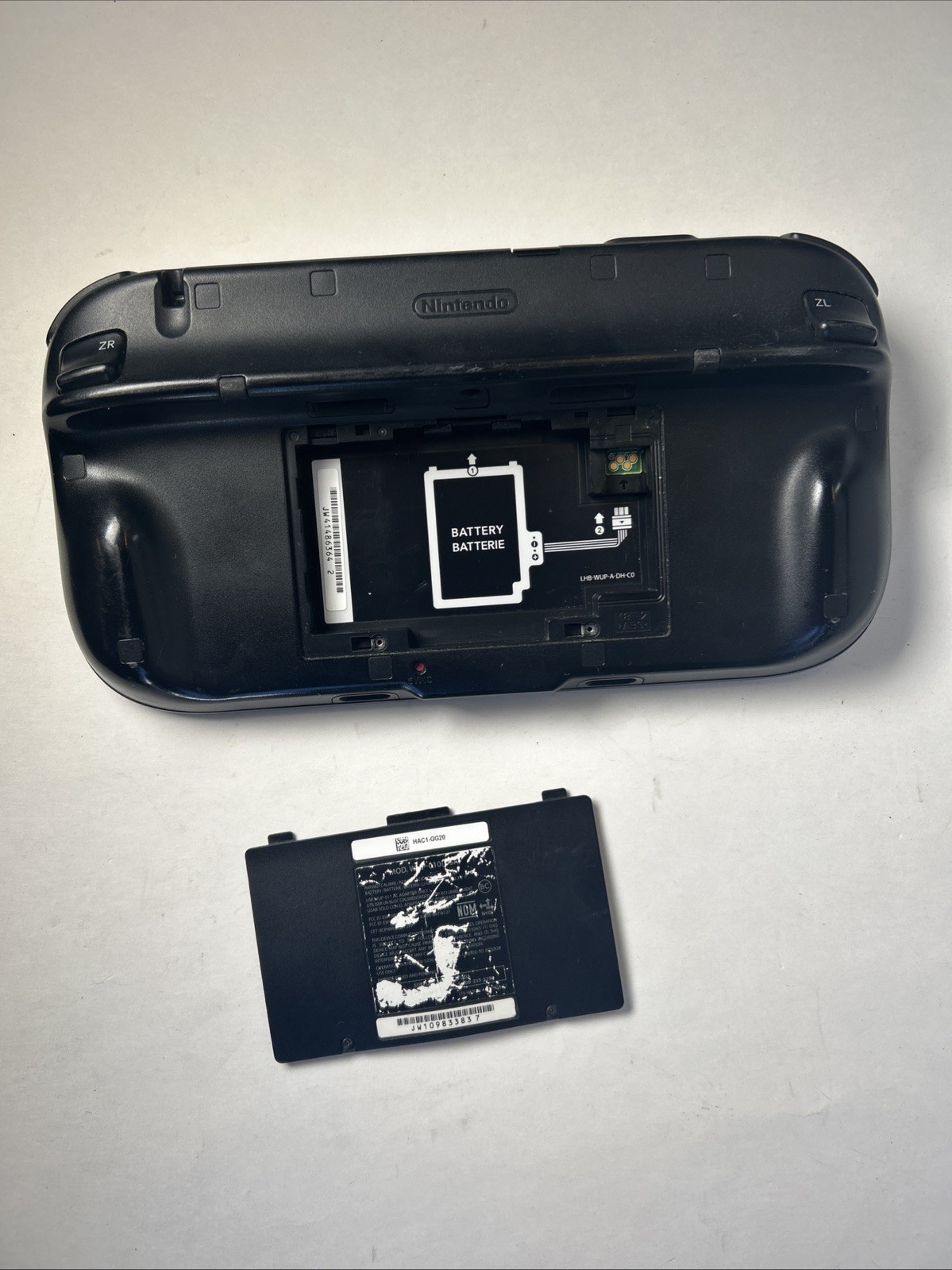 Defective Nintendo WUP-010 (USA) Gamepad Black Parts Or Repair READ! Broken