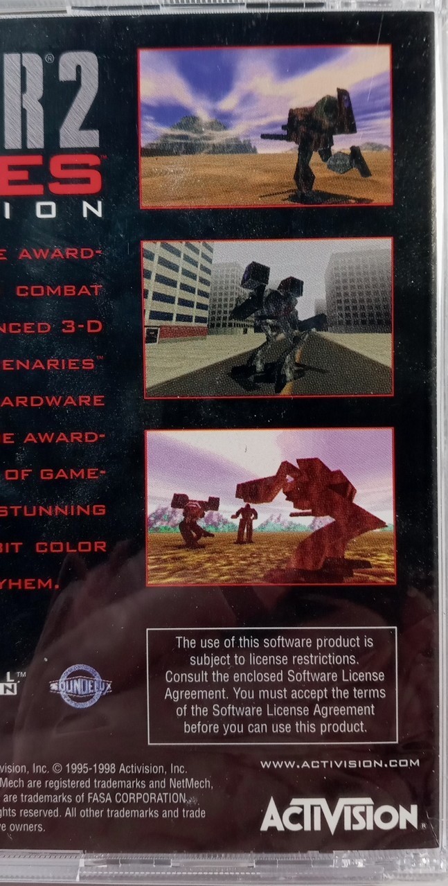 MECHWARRIOR 2 MERCENARIES TITANIUM EDITION SEALED CD PC GAME BATTLETECH