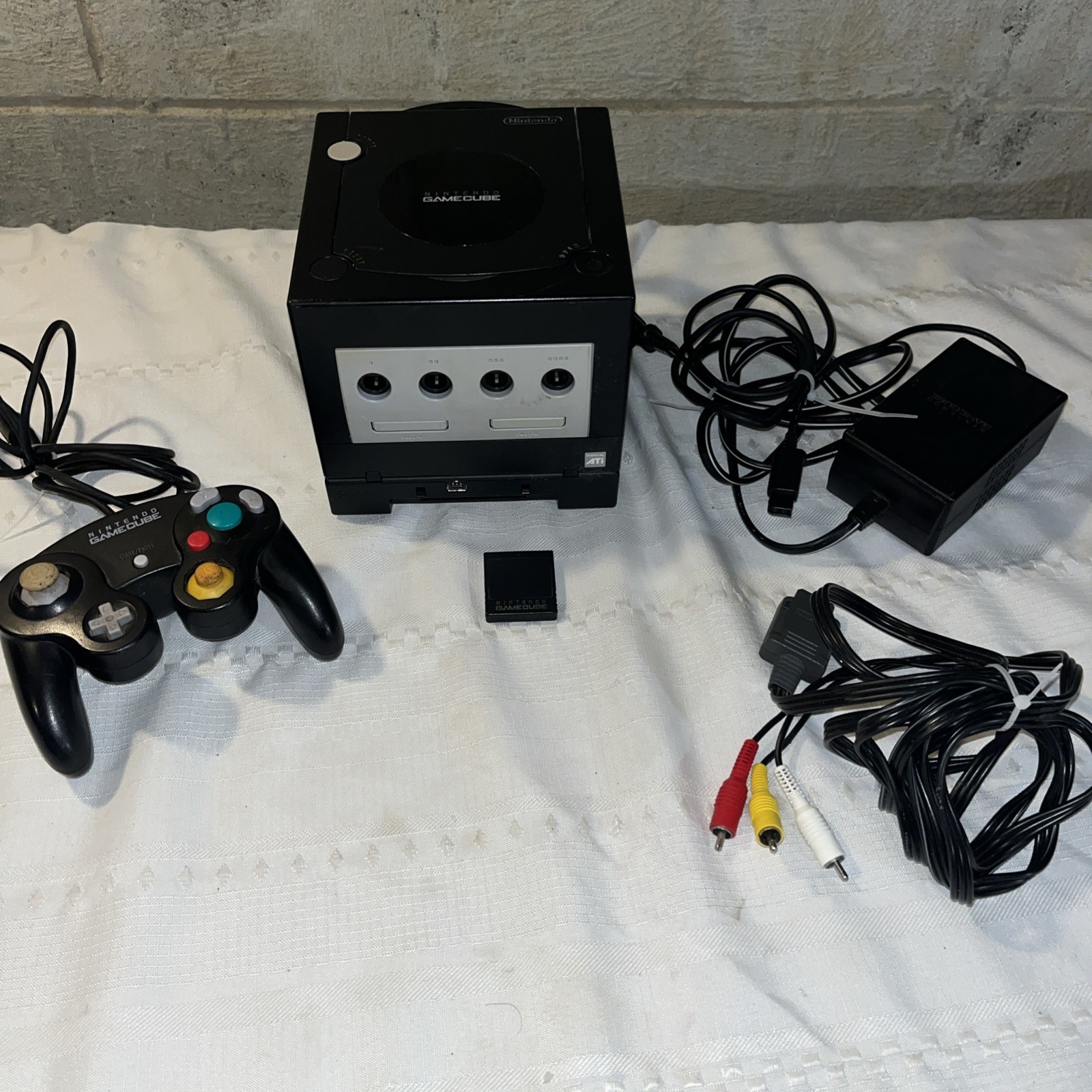 Nintendo GameCube Console & Gameboy Player All OEM Controller Wire Memory Tested