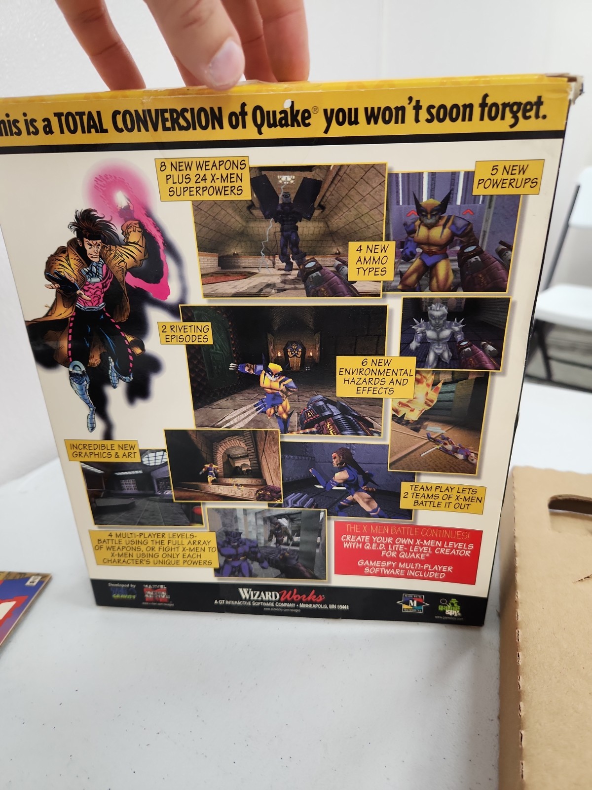 X-Men Ravages of the Apocalypse – Retro PC Big Box Computer Quake Game Clean