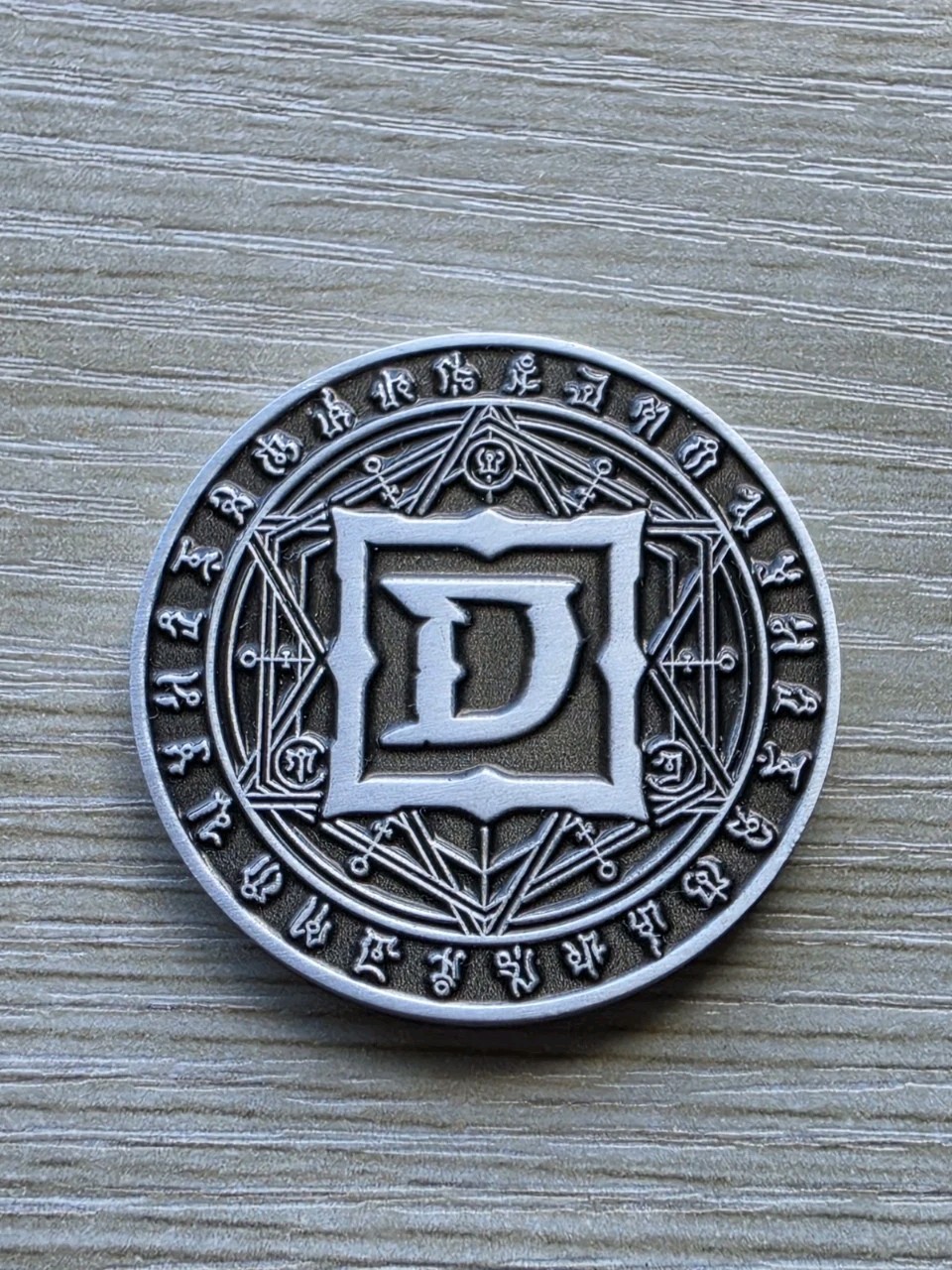 Diablo 4 IV Developer Coin Medal Season Of The Construct #3 D4 Rare Blizzard PC