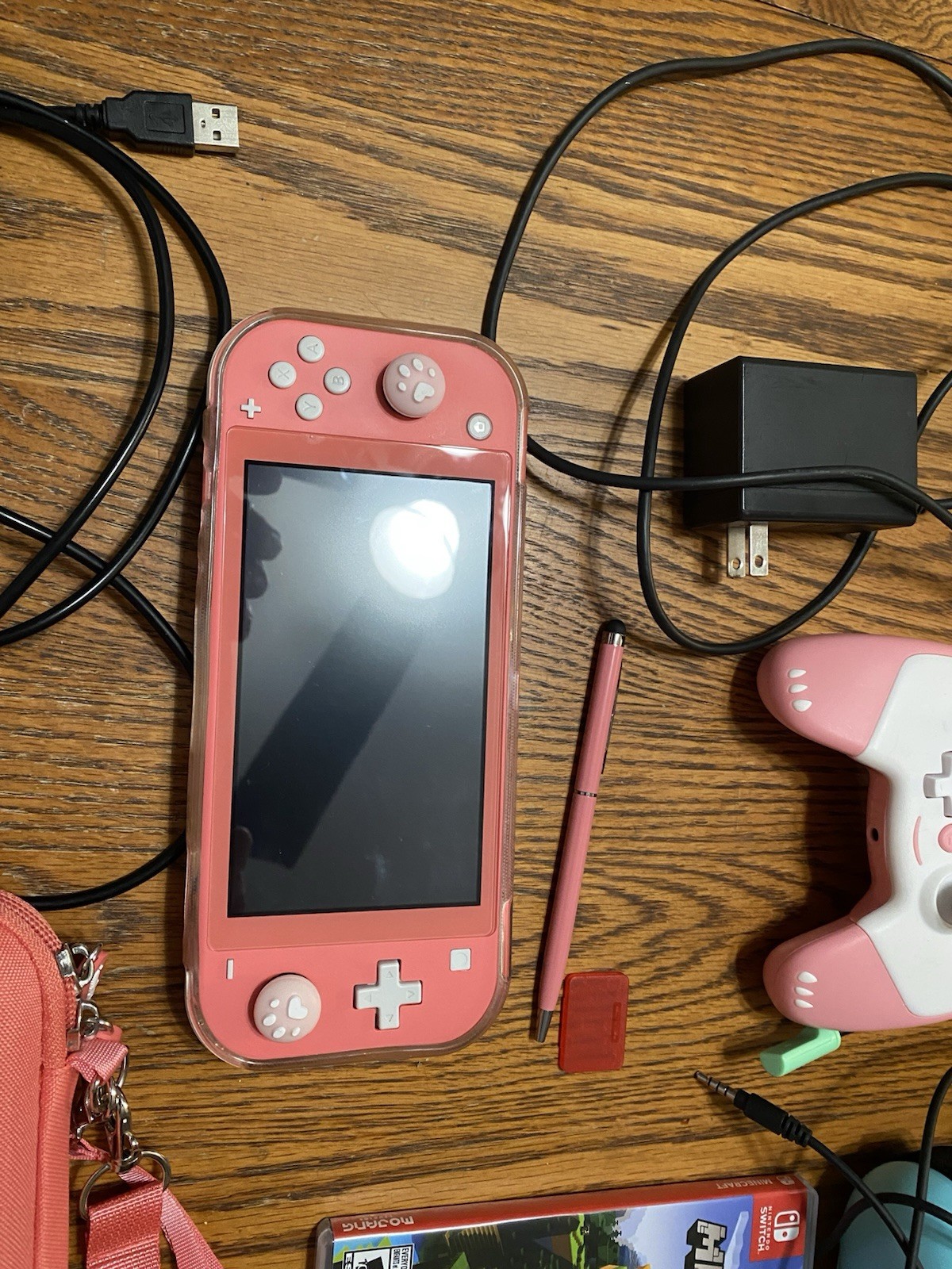 Nintendo Switch Lite Pink Bundle