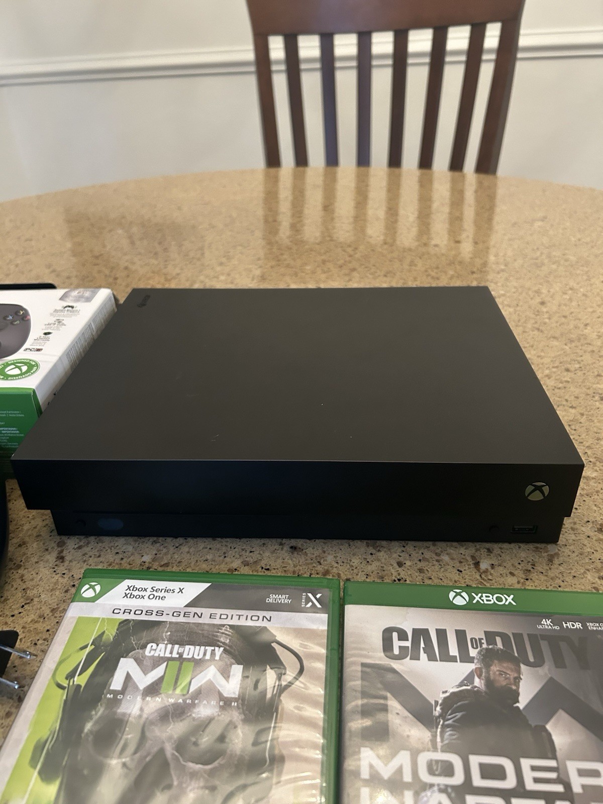 Microsoft Xbox One X 1 TB Bundle w/ PowerA Controller, Cables WORKING TESTED