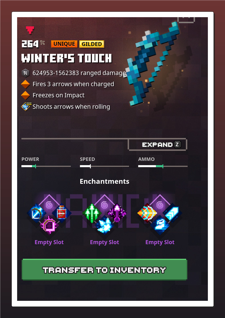 Minecr@ft Dungeons: Custom Gilded Gear shop – Weapons & Armor