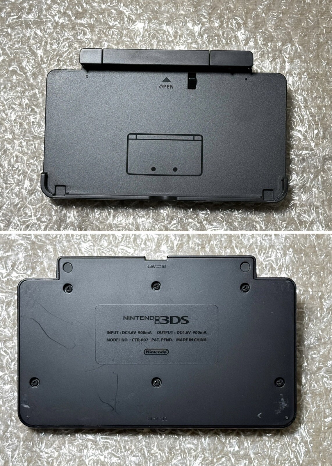 Official Nintendo 3DS Charging Cradle / Docking Station BLACK CTR-007