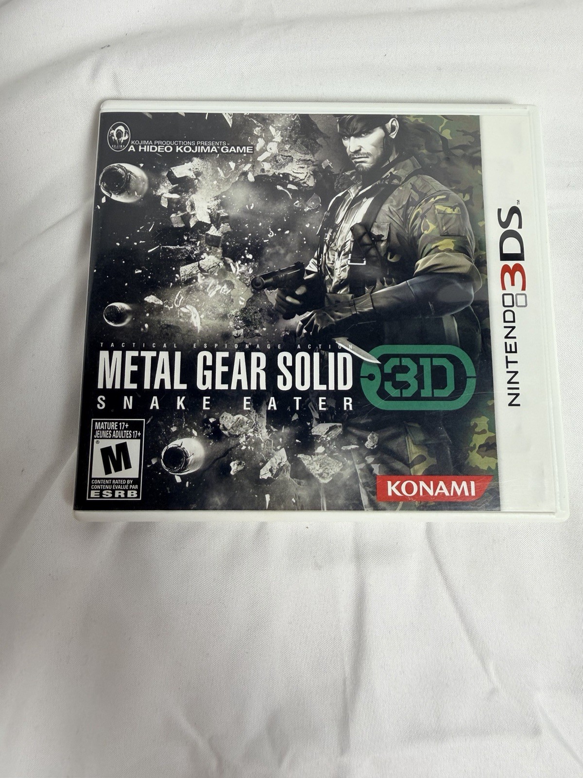 Konami Metal Gear Solid: Snake Eater 3D Nintendo 3DS Action, Manual, M Rated