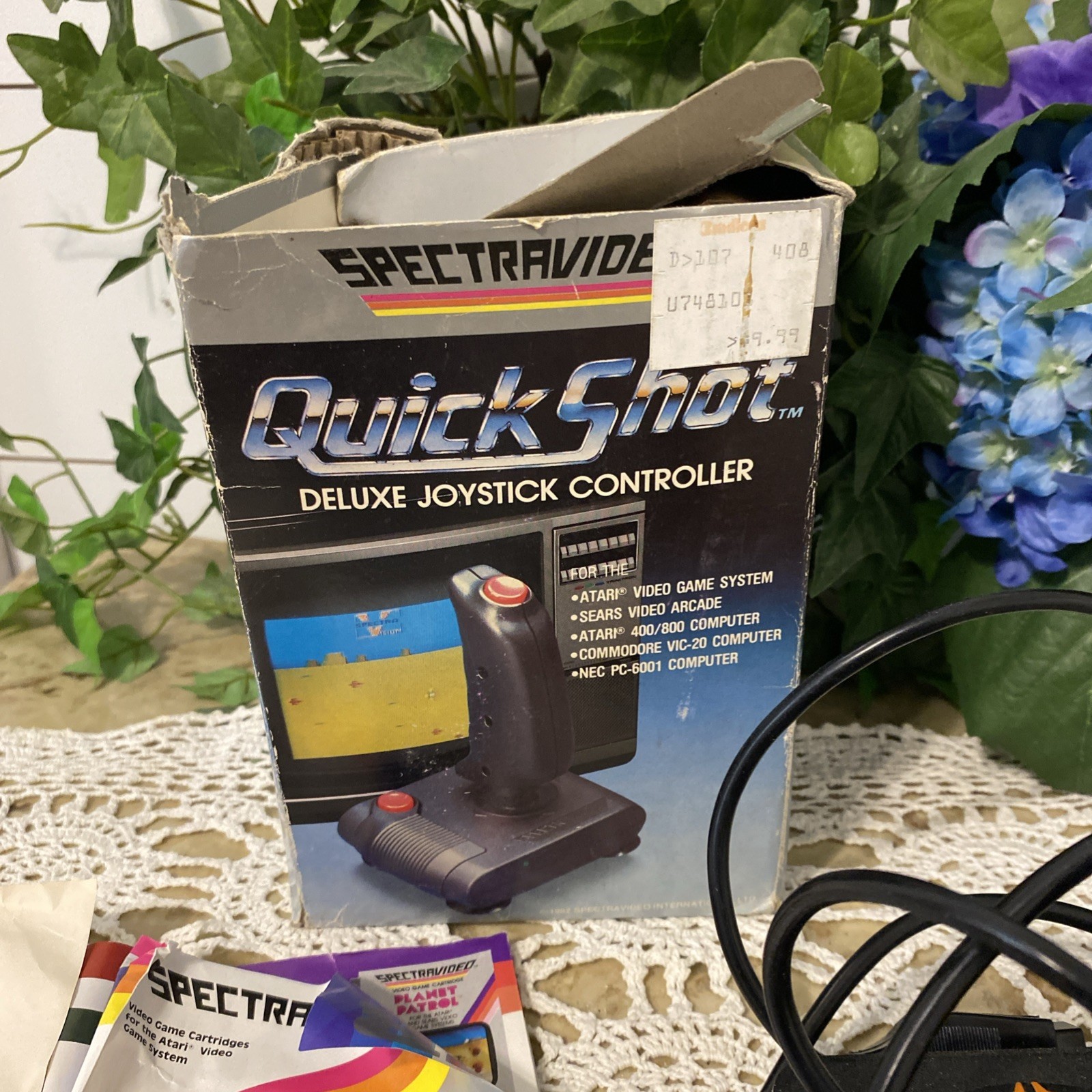1984 QUICKSHOT I JOYSTICK NEW In Box SPECTRAVISION COMMODORE & ATARI SYSTEMS
