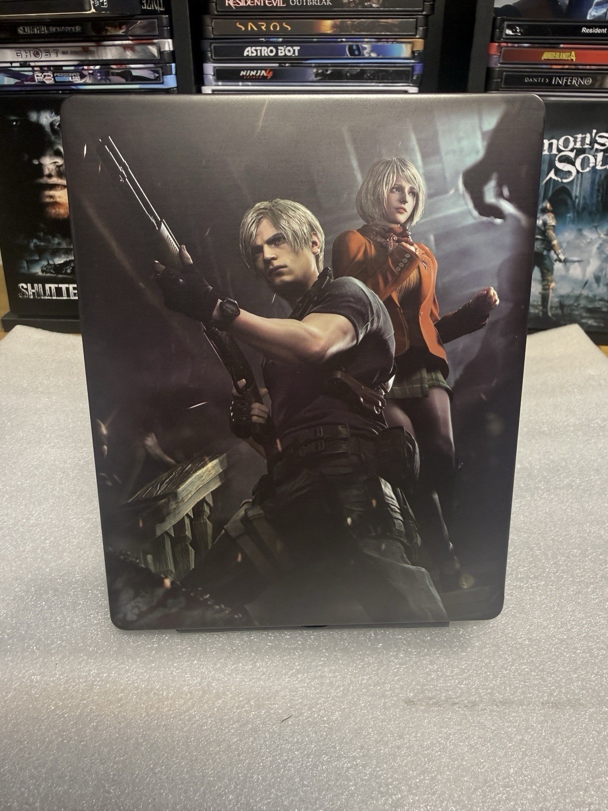 Resident Evil 4 Custom Steelbook/Steelup Case For PS5/Xbox (No Game) New
