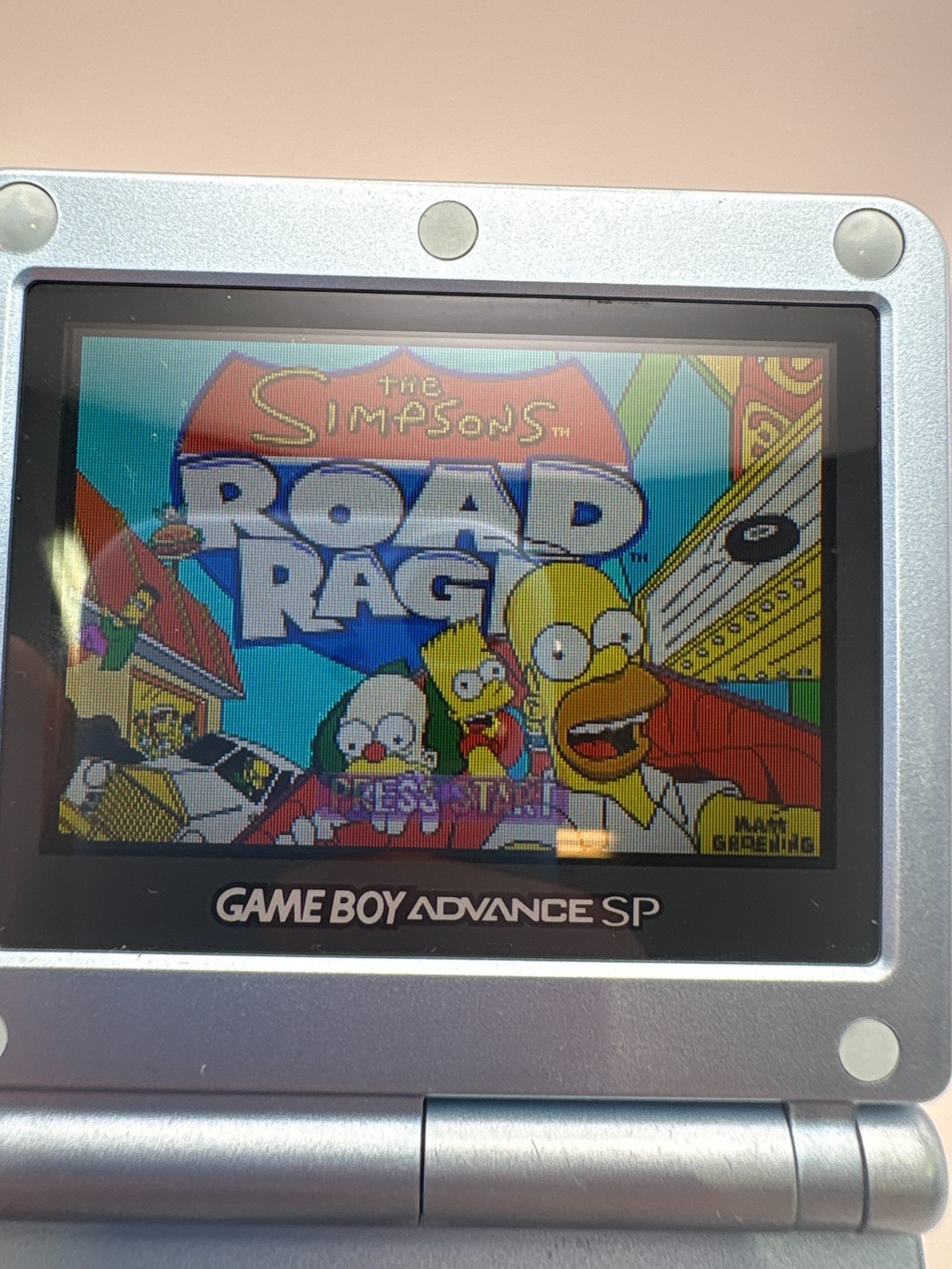 The Simpsons Road Rage Game Boy Advance GBA Authentic Tested Working