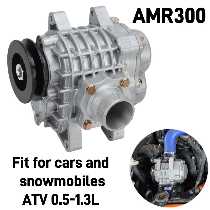 AMR300 Supercharger Compressor Blower Booster For Cars Snowmobiles ATV 0.5-1.3L