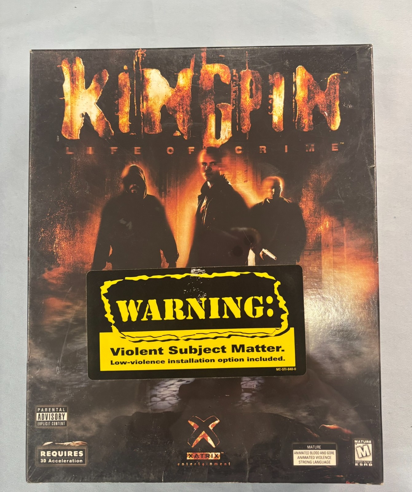 PC Spiel : Kingpin Life of Crime – PC Game! Rare and New In Box Sealed – Xatrix