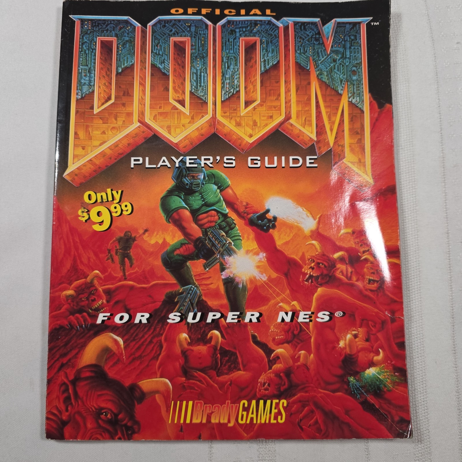 DOOM Player’s Guide by BradyGames SNES 1995 Paperback